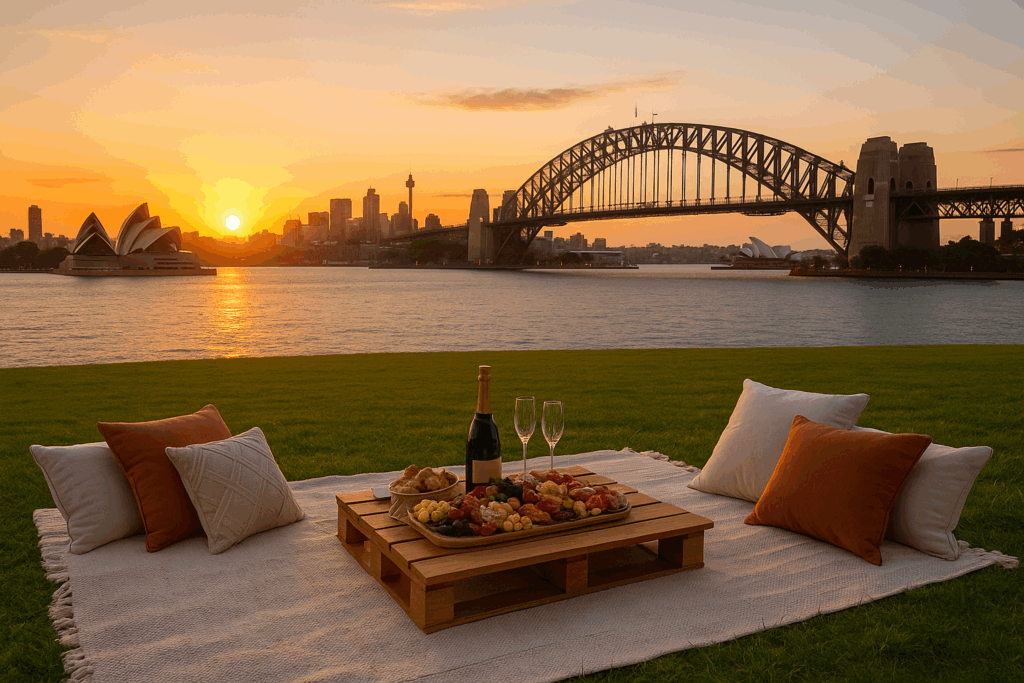 Picnicking at Blues Point