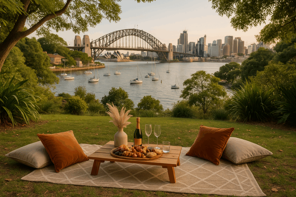 Picnicking at Lavender Bay​